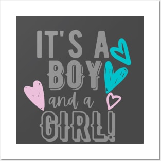 It's a boy and a girl! Posters and Art